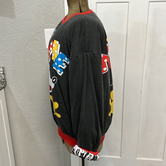 VTG 90βS DISNEY MINI MOUSE REVERSIBLE PUFFER SWEATER - Picture 6 of 17